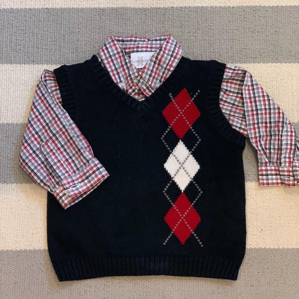 3-Piece Set with Vest, Pants, and Shirt